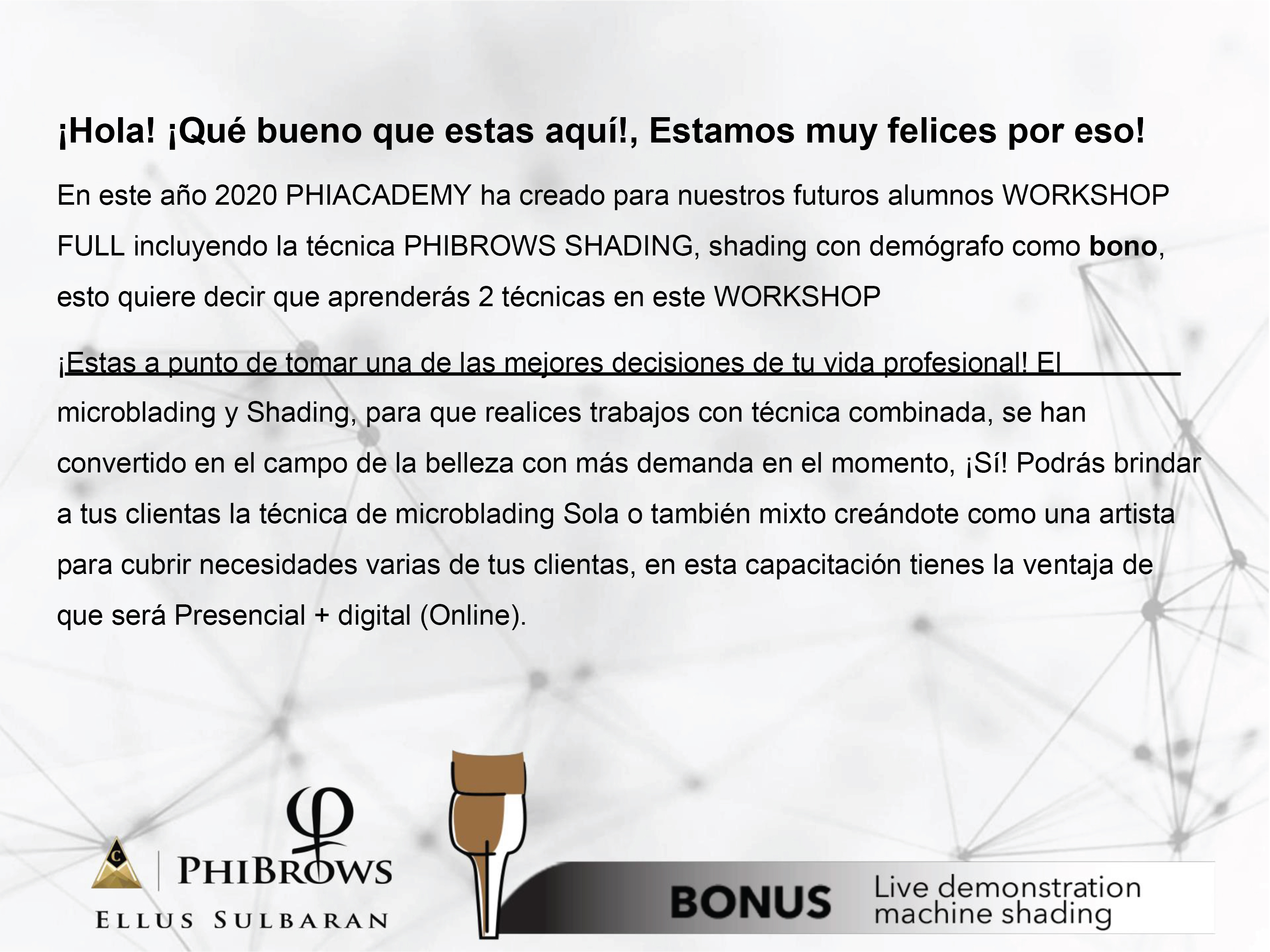 PhiBrows Shading Presencial
