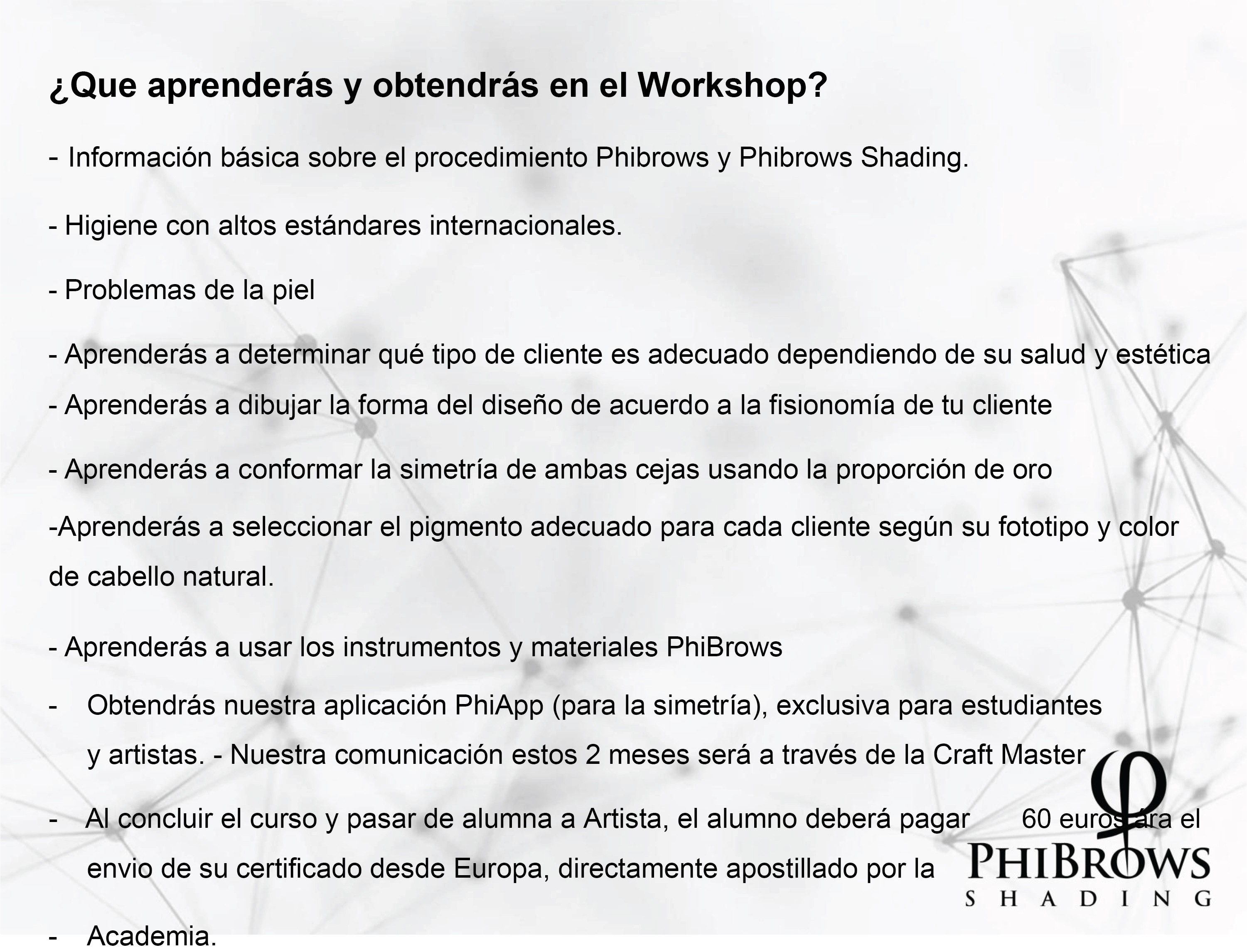 PhiBrows Shading Presencial